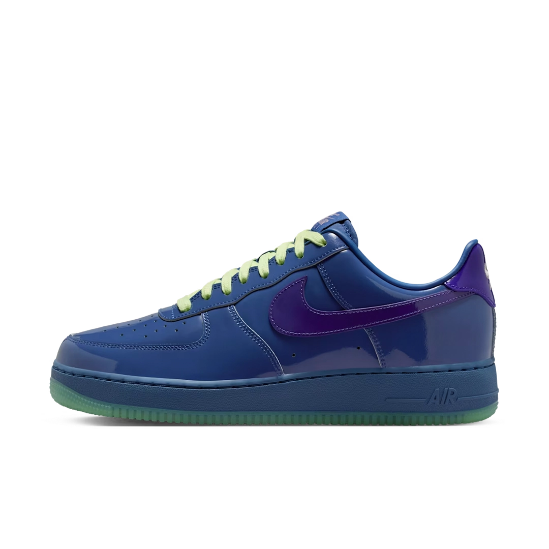 Nike Air Force 1 Low Patent Leather Mystic Navy Grape Ice