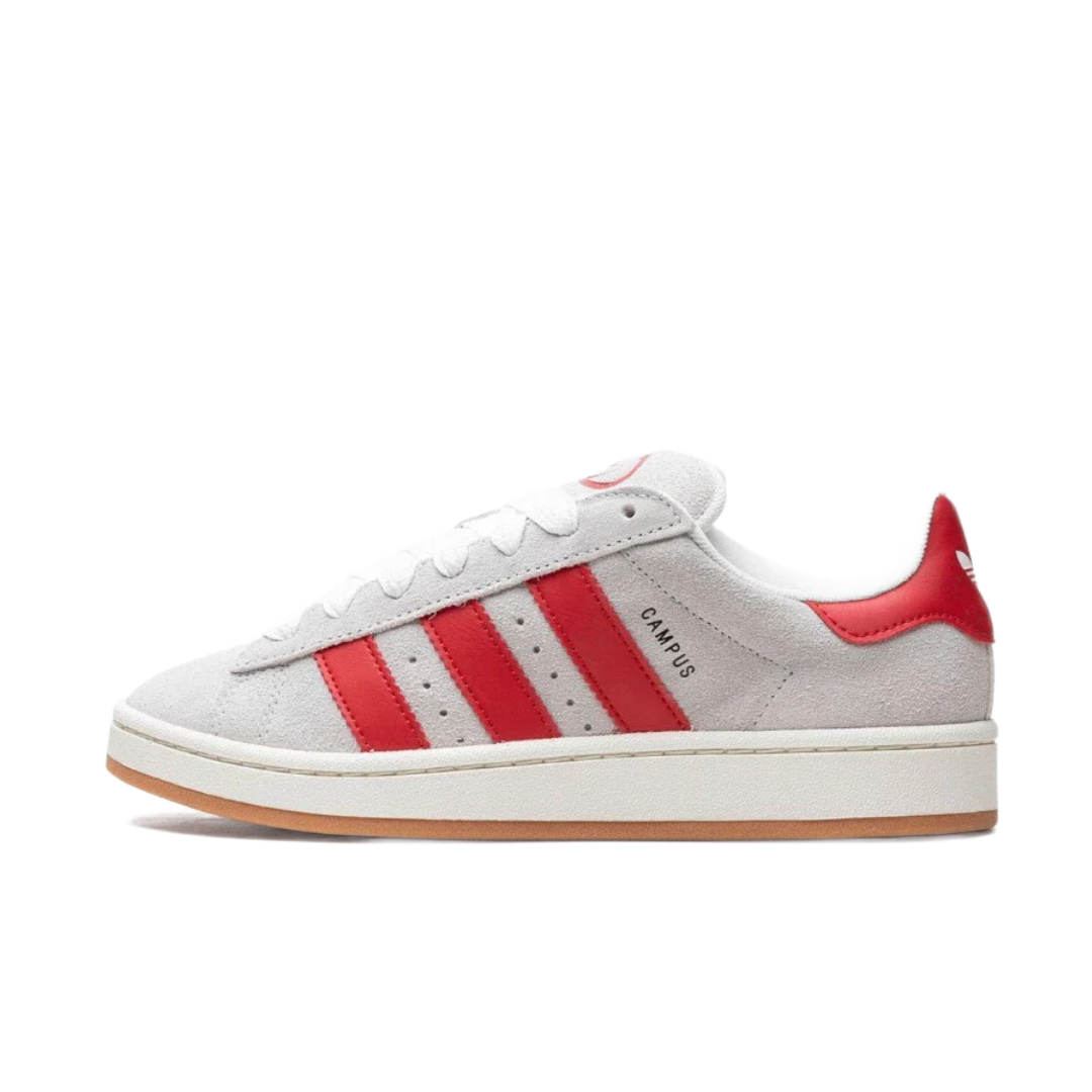 Adidas Campus 00s Crystal White Better Scarlet sneaker