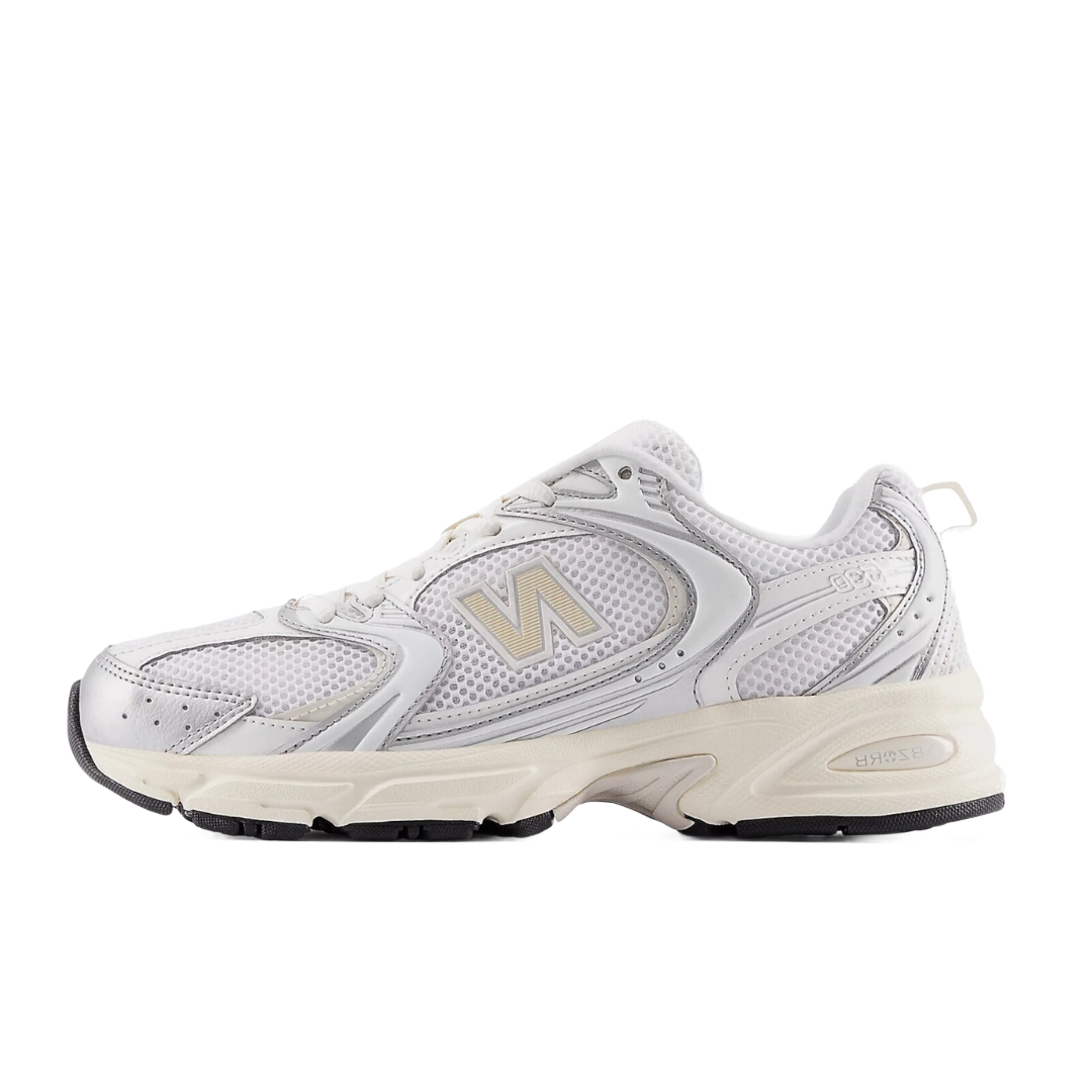 New Balance 530 Silver Metallic Linen sneaker