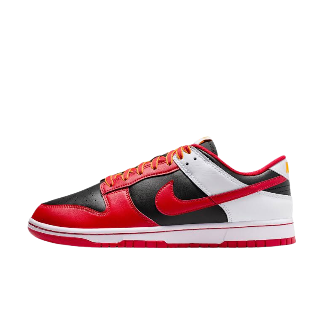 Nike Dunk Low Retro Black White University Red