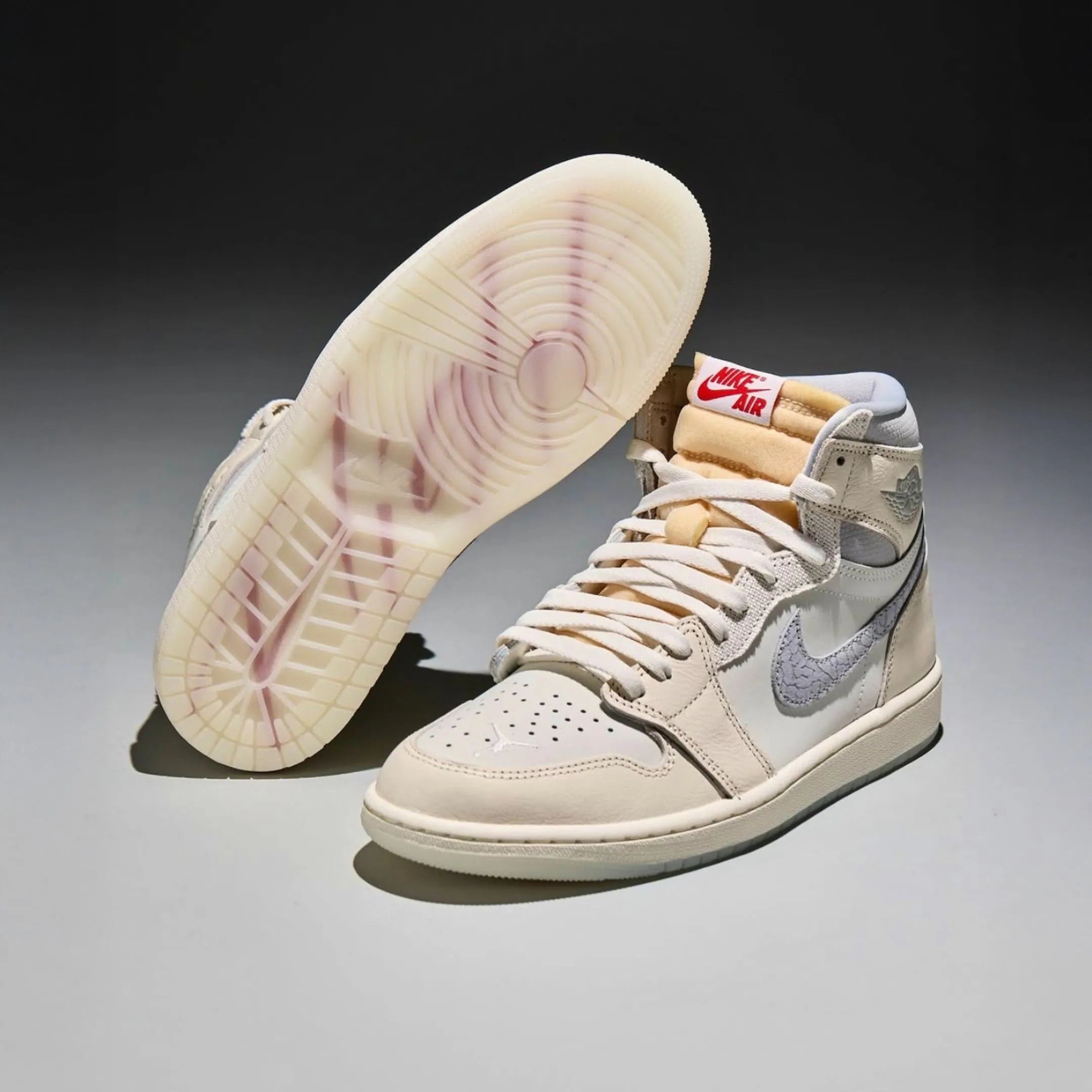 Air Jordan 1 Retro High OG Sail University Red