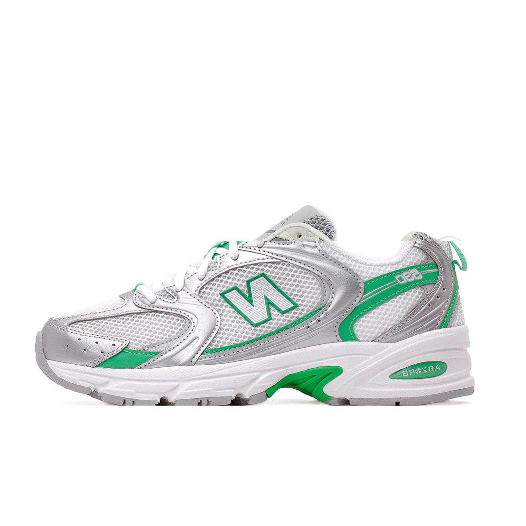 New Balance 530 Green Apple Silver Metallic sneaker