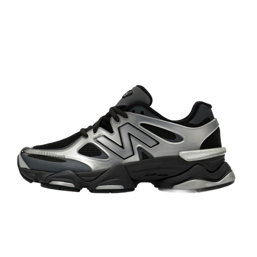 New Balance 9060 X Silver Metallic Black Cement sneaker
