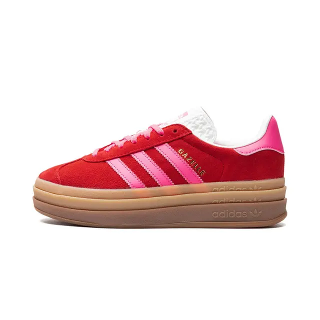 Adidas Gazelle Bold Collegiate Red Lucid Pink (W)