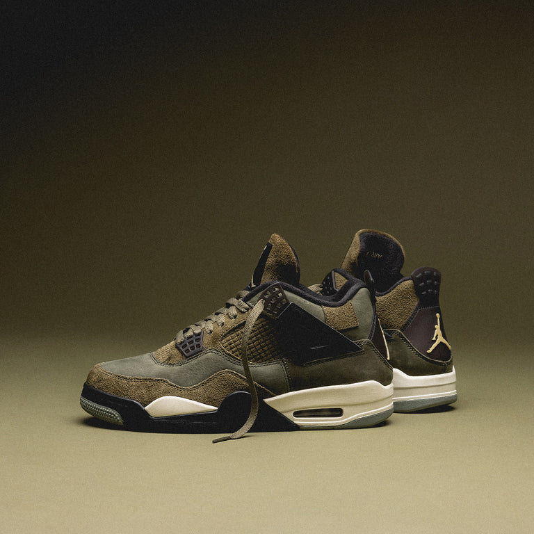 Air Jordan 4 Retro SE Craft Medium Olive (GS)
