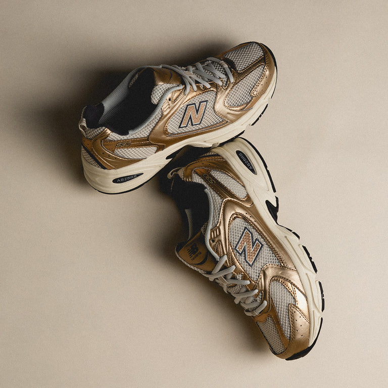 New Balance 530 Turtledove Gold Metallic