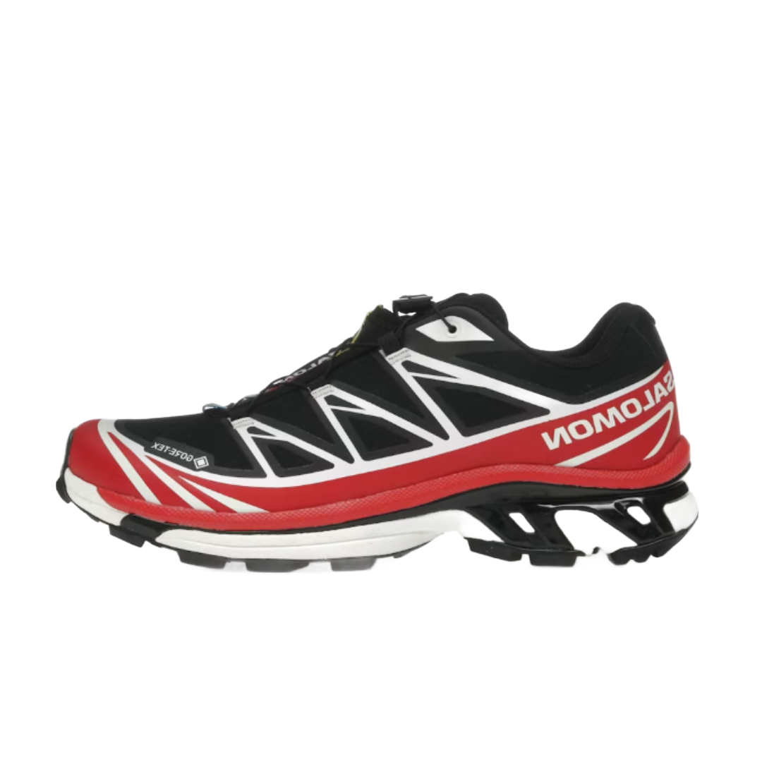 Salomon XT-6 Gore-Tex Black Flame Scarlet sneaker