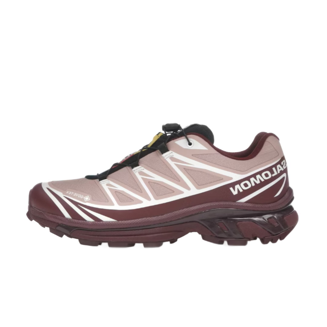 Salomon XT-6 Gore-Tex Mahogany Rose Tawny Port sneaker
