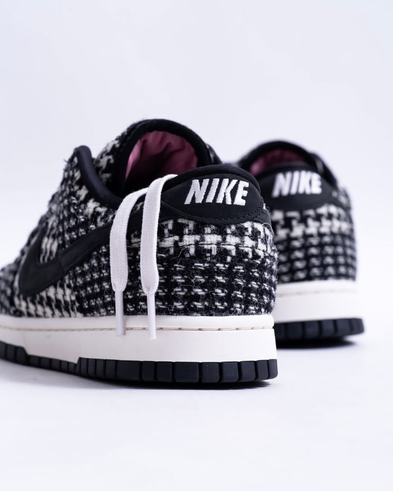 Nike Dunk Low Harris Tweed White Black Multi