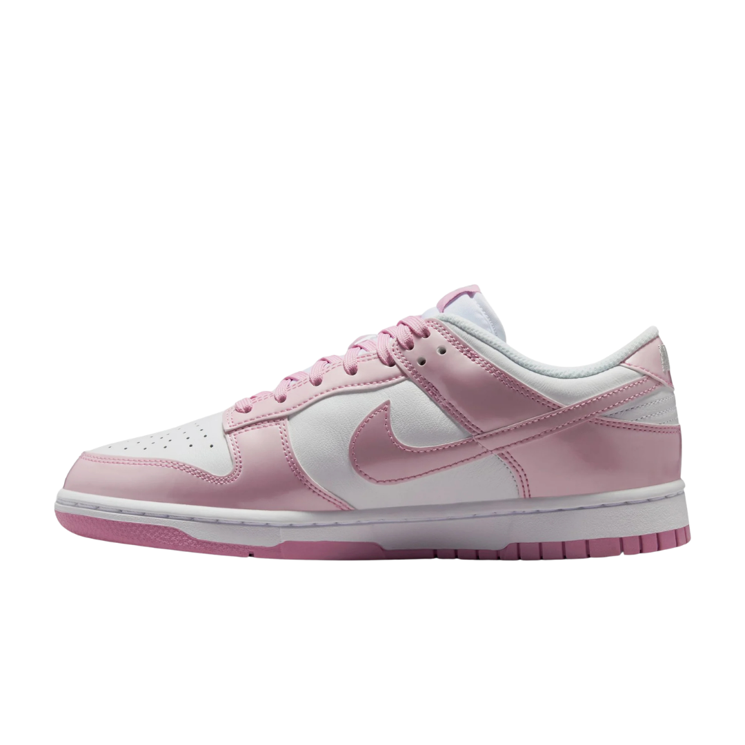 Nike Dunk Low SE Patent White Pink Rise (W)