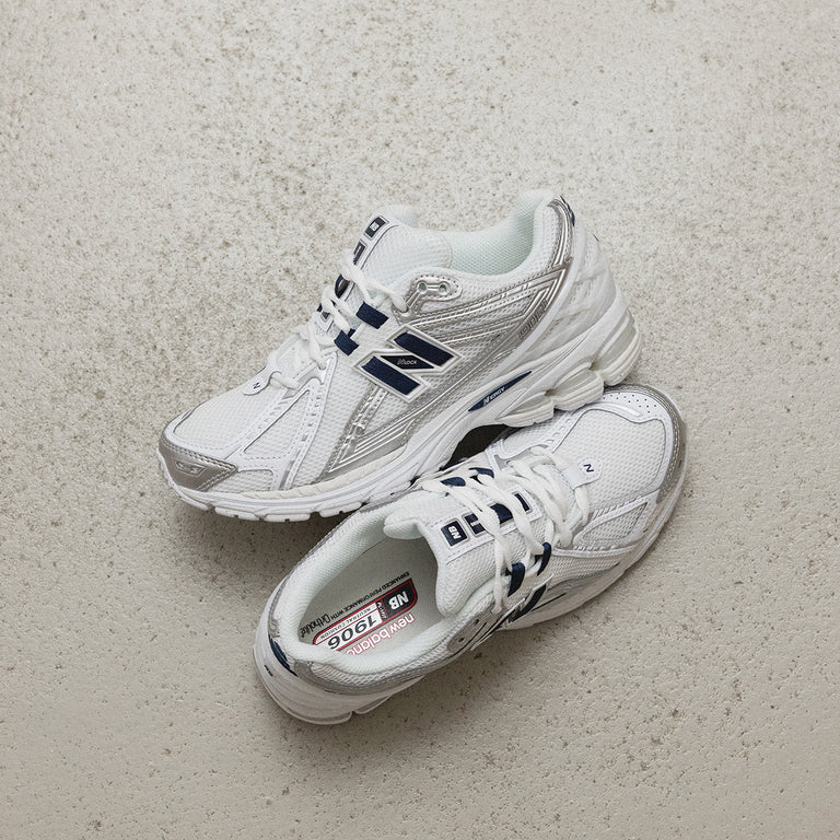 New Balance 1906R White Navy Silver Metallic