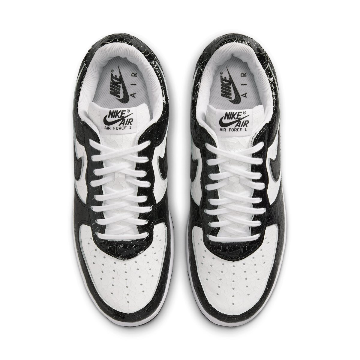 Nike Air Force 1 Low '01 Cracked Leather Black White