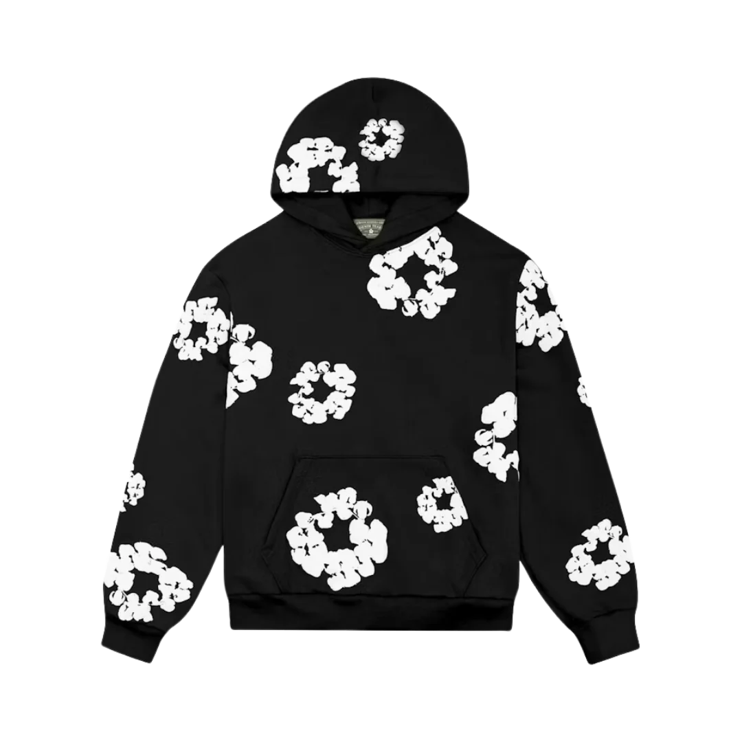 Denim Tears The Cotton Wreath Hoodie Black | Bestel nu, betaal pas