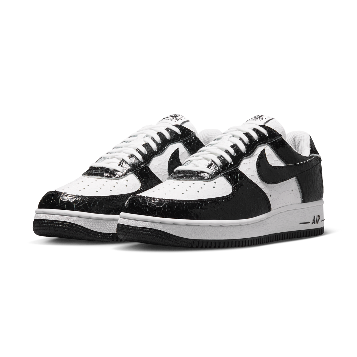 Nike Air Force 1 Low '01 Cracked Leather Black White
