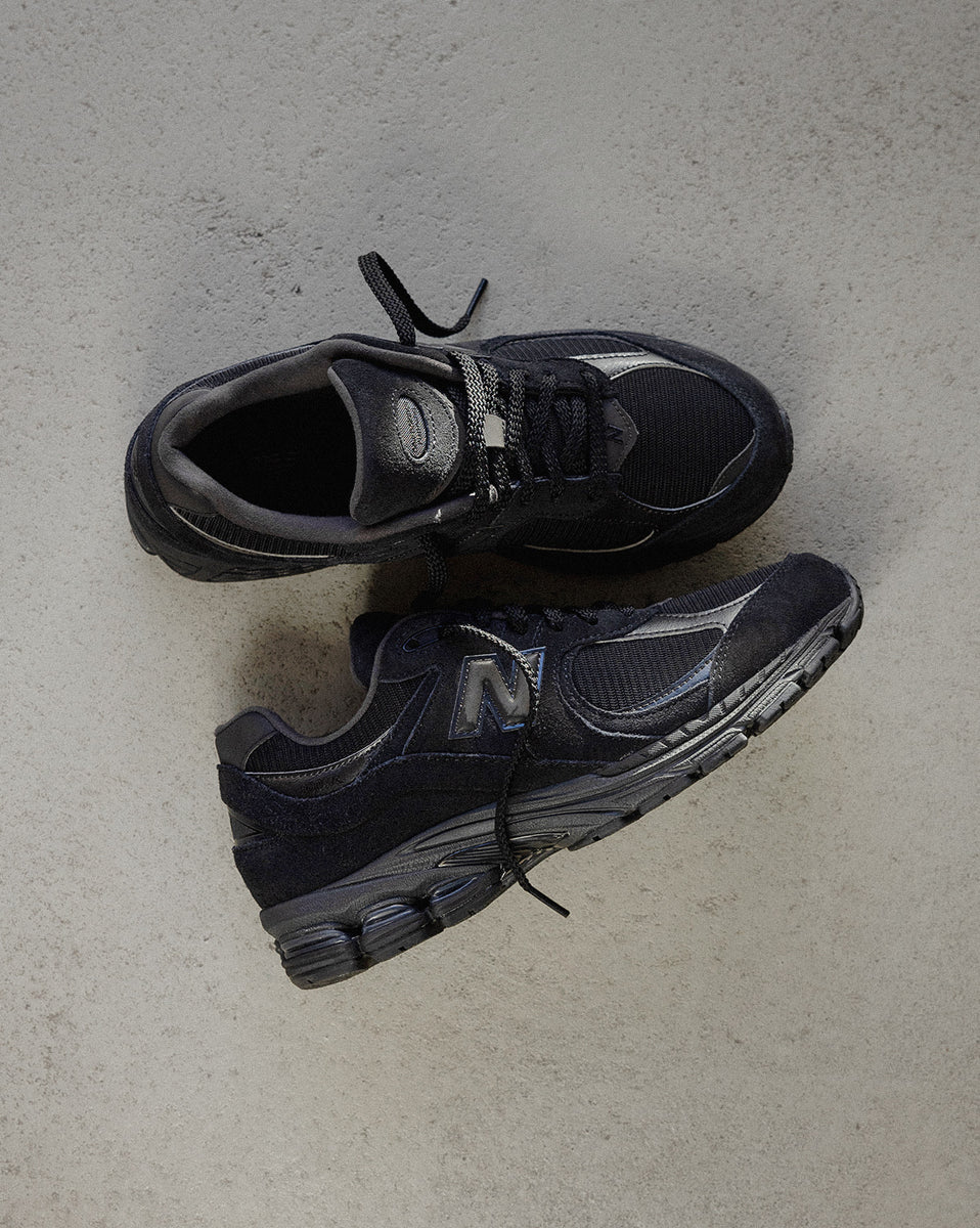 New Balance 2002R Triple Black Suede