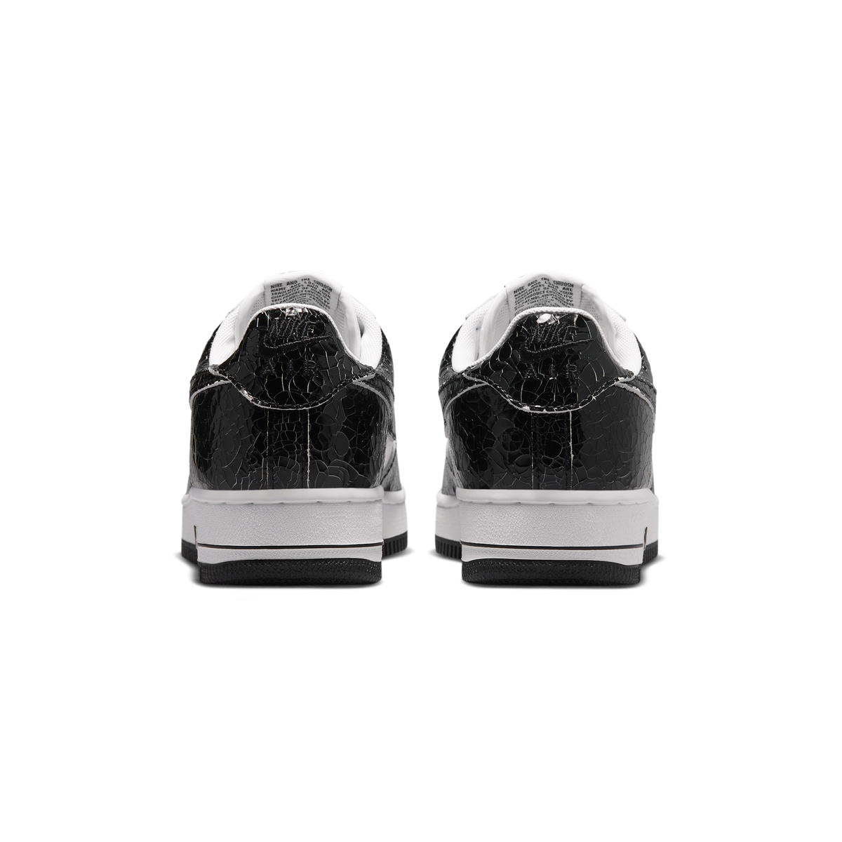 Nike Air Force 1 Low '01 Cracked Leather Black White