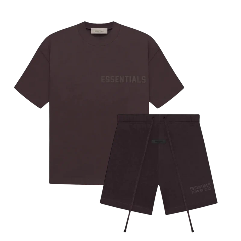 Fear of God Essentials Plum Summer Set