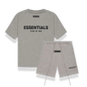 Fear of God Essentials Dark Oatmeal Summer Set