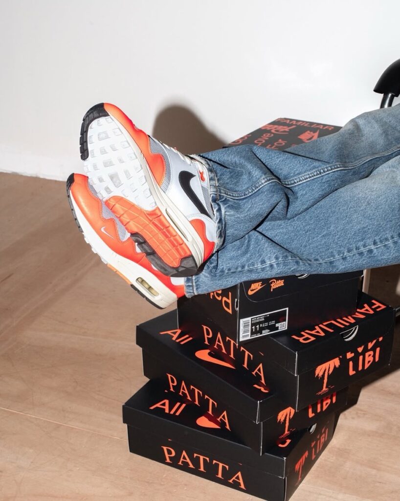 Nike Air Max 1 Patta Waves Hyper Crimson Pure Platinum