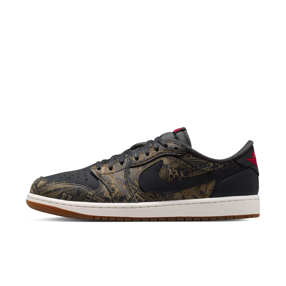 Air Jordan 1 Retro Low OG Laser Black University Red