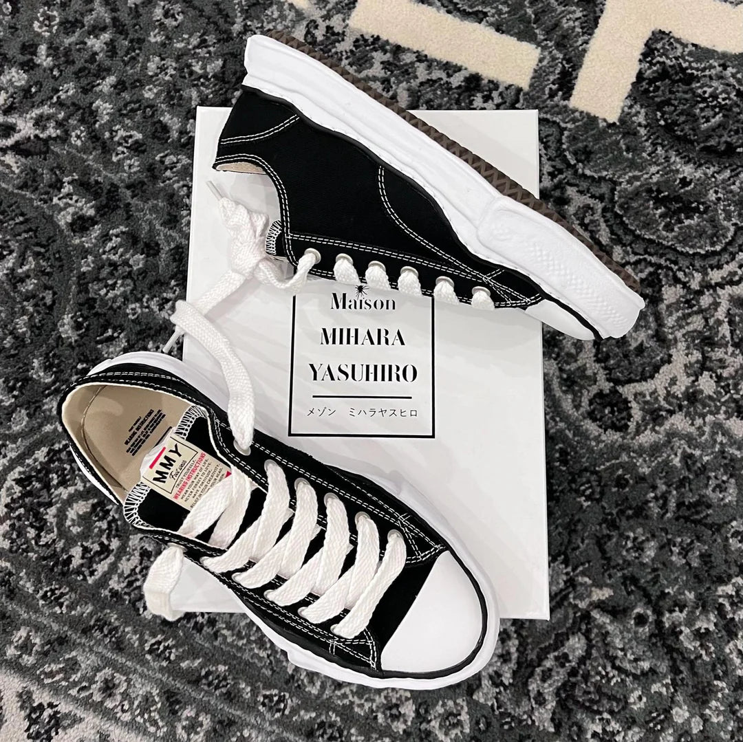 Maison Mihara Yasuhiro Peterson 23 OG Sole Canvas Low Black