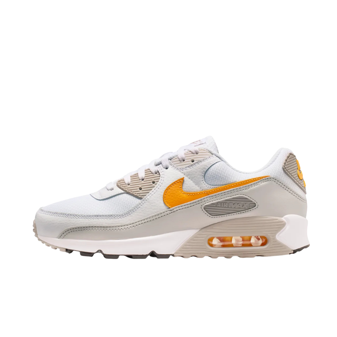 Nike Air Max 90 White College Grey Laser Orange