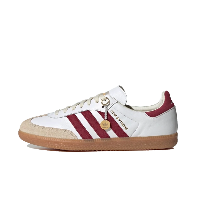 Adidas Samba Sporty & Rich White Collegiate Burgundy