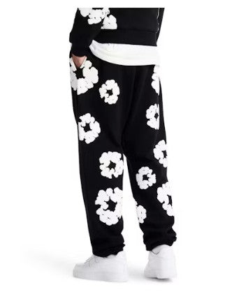 Denim Tears The Cotton Wreath Sweatpants Black