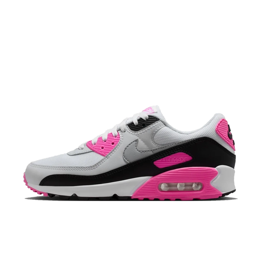 Nike Air Max 90 White Pink Glow Wolf Grey (W)