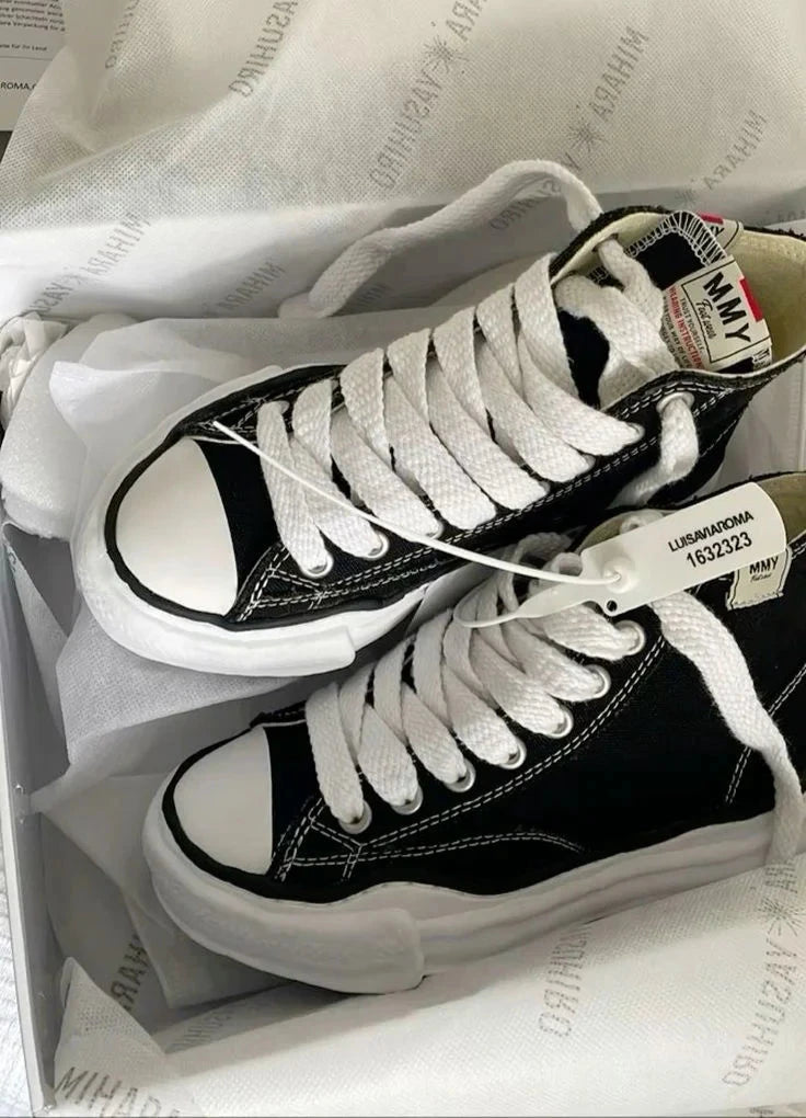 Maison Mihara Yasuhiro Peterson OG Sole Canvas High Black