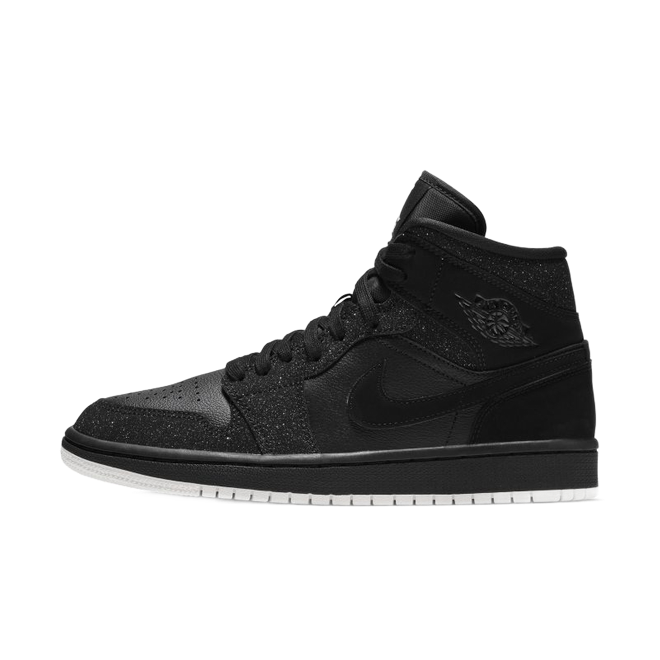 Air Jordan 1 Mid Glitter Black (W)