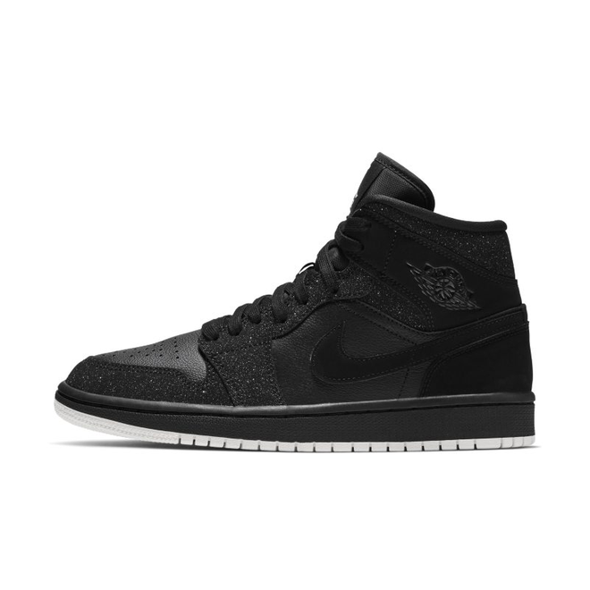 Air Jordan 1 Mid Glitter Black (W)