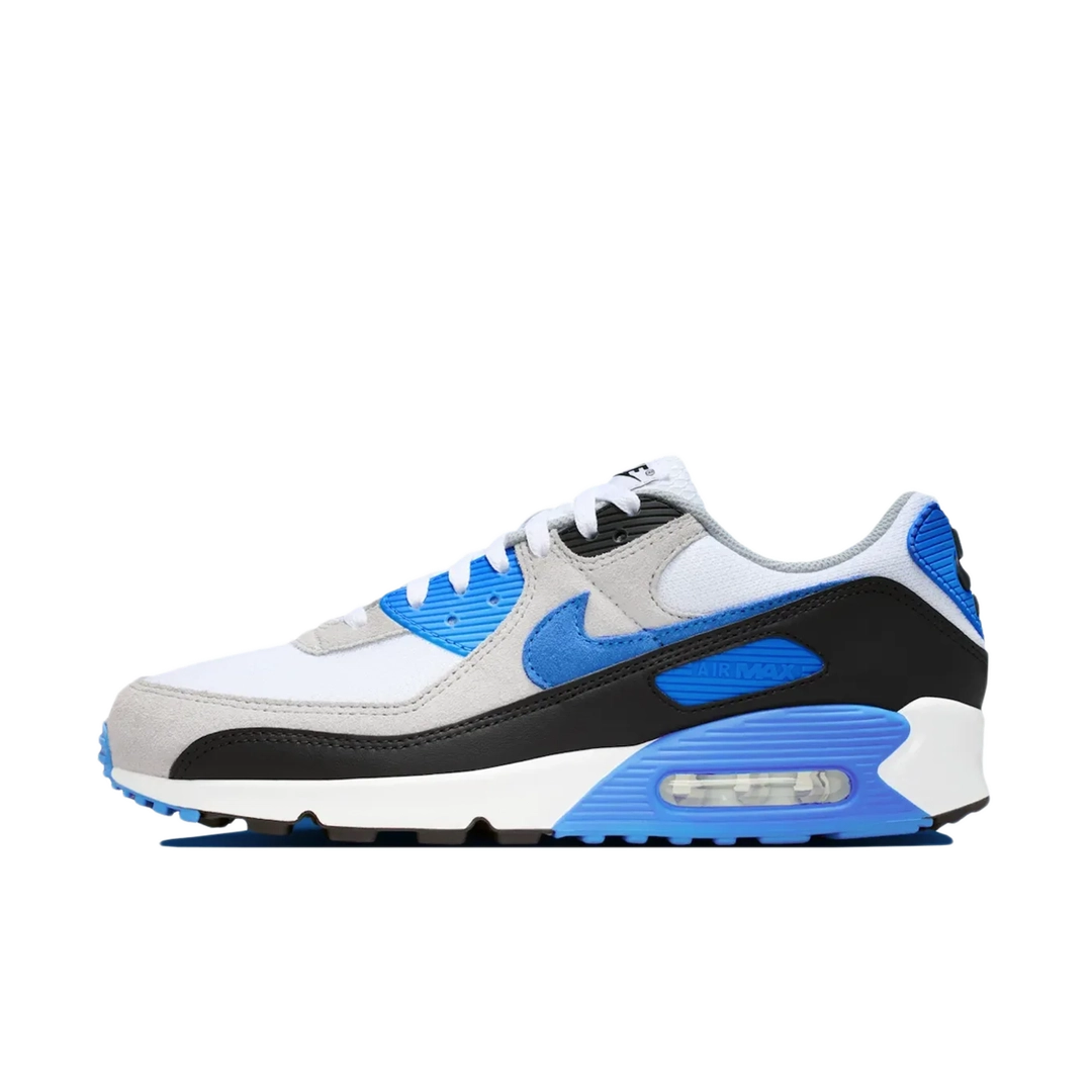 Nike Air Max 90 White Blue Crystal