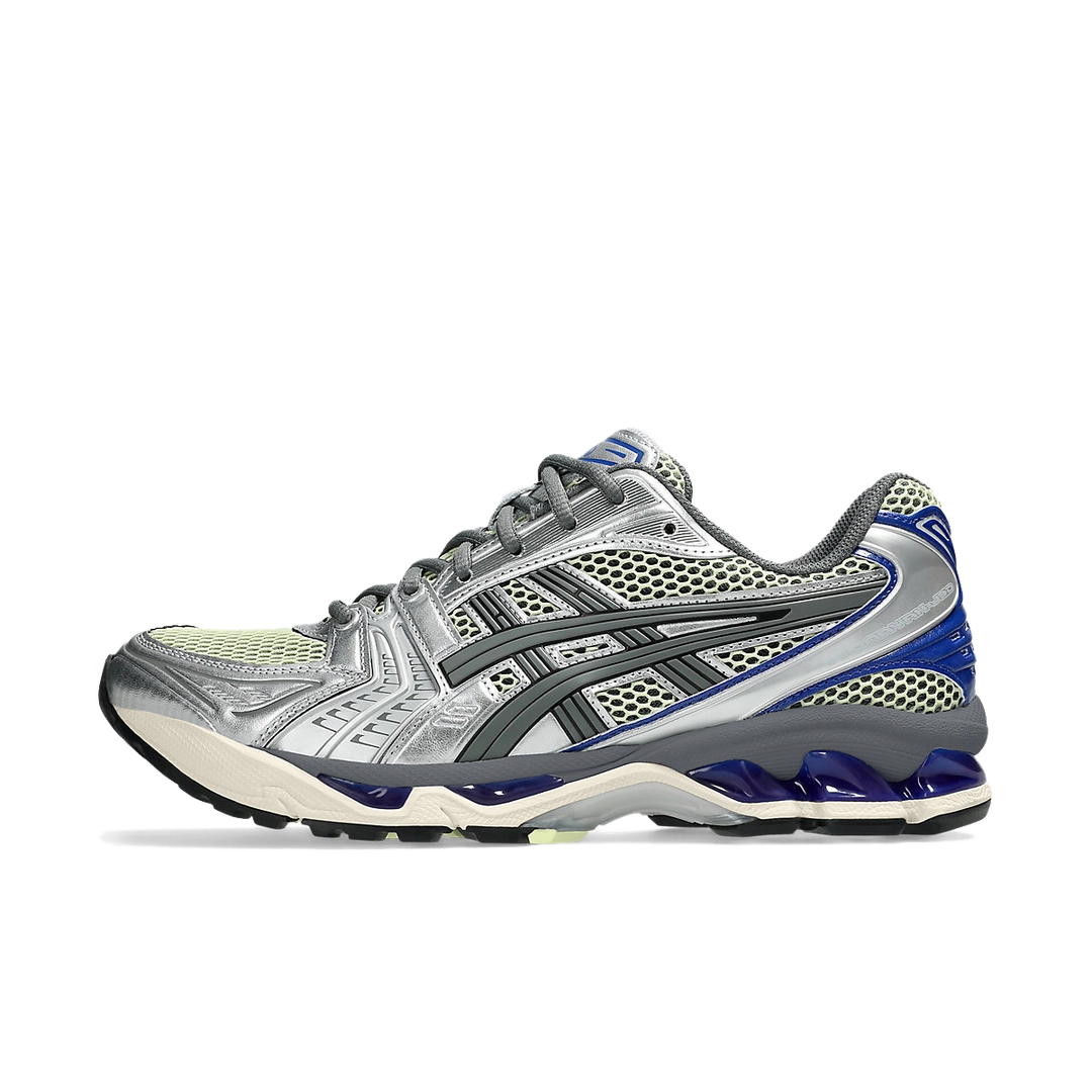 ASICS Gel-Kayano 14 Soft Yellow Asics Blue