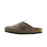 Birkenstock Boston Soft Footbed Suede Taupe