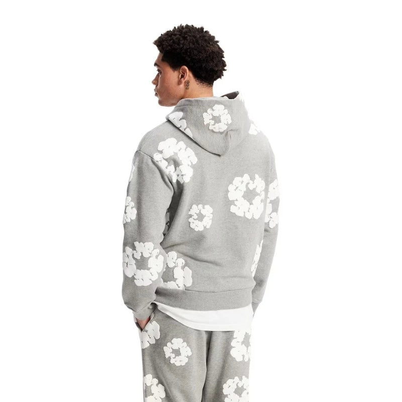 Denim Tears The Cotton Wreath Hoodie Grey
