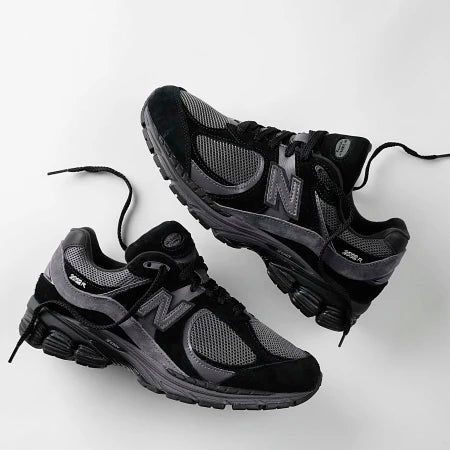 New Balance 2002R Black Dark Grey