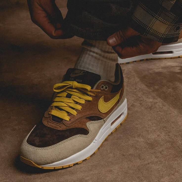 Nike Air Max 1 PRM Duck Pecan Yellow Ochre