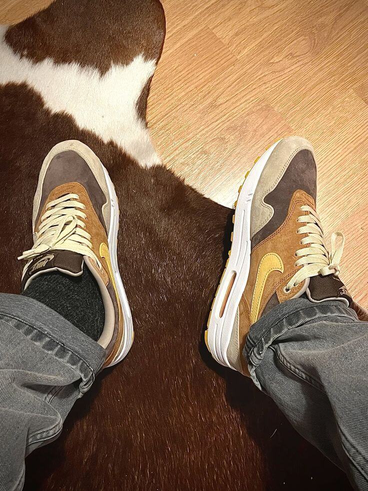 Nike Air Max 1 PRM Duck Pecan Yellow Ochre