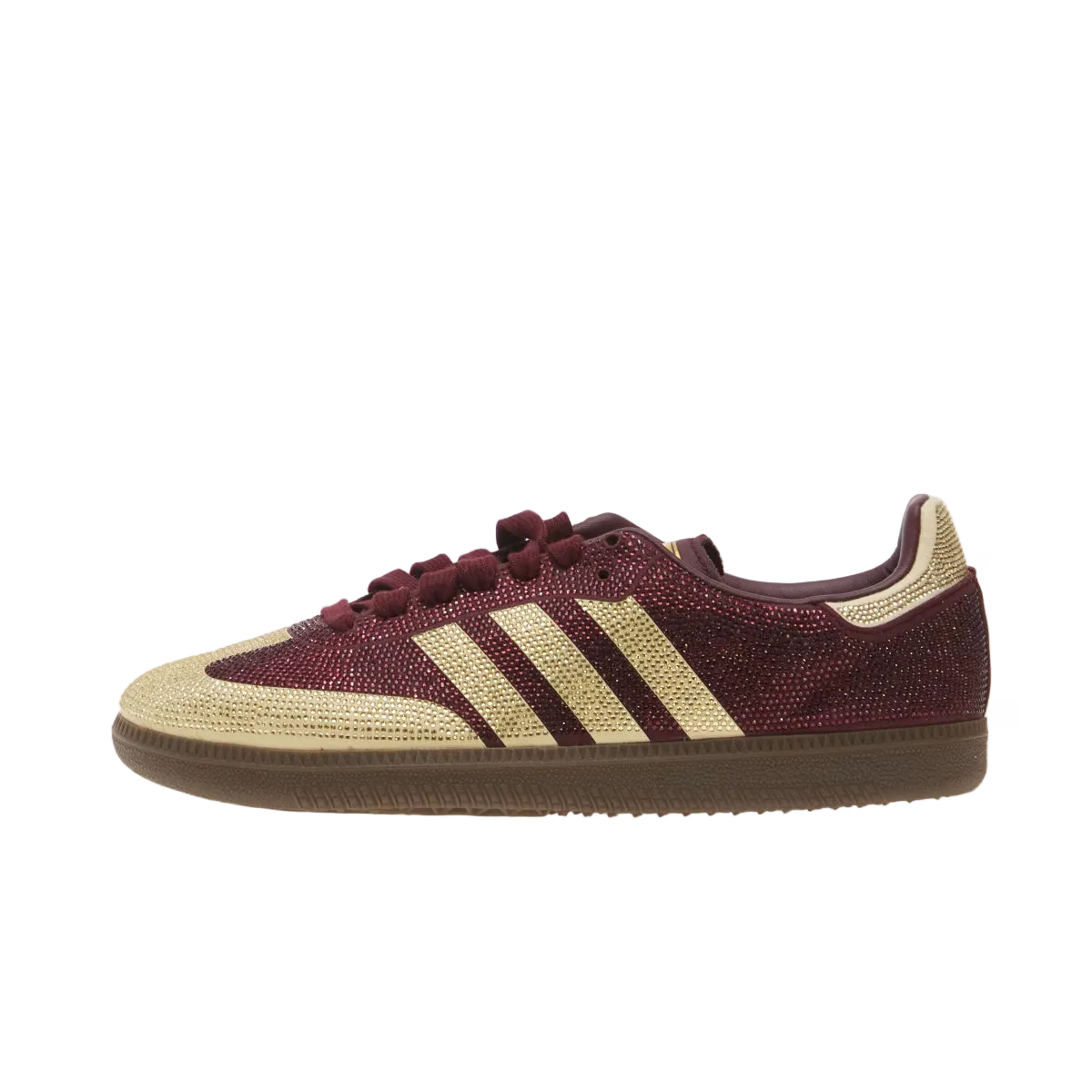 Adidas Samba OG Rhinestone Maroon Warm Vanilla (W)