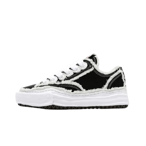 Maison Mihara Yasuhiro Peterson OG Sole Canvas Low Frayed Black