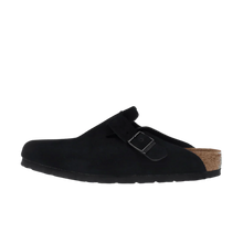 Birkenstock Boston Soft Footbed Suede Black