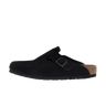 Birkenstock Boston Soft Footbed Suede Black