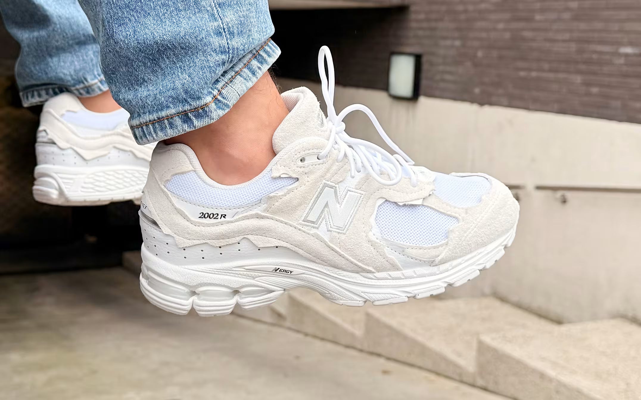 New Balance 2002R Gore-Tex Protection Pack White