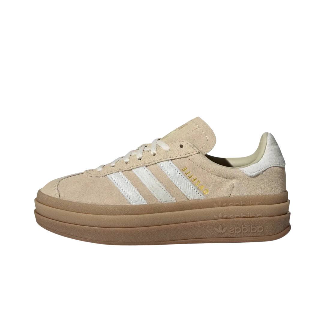 Adidas Gazelle Bold Stone Khaki Cream White