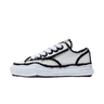 Maison Mihara Yasuhiro Peterson OG Sole Canvas Low Frayed White Black