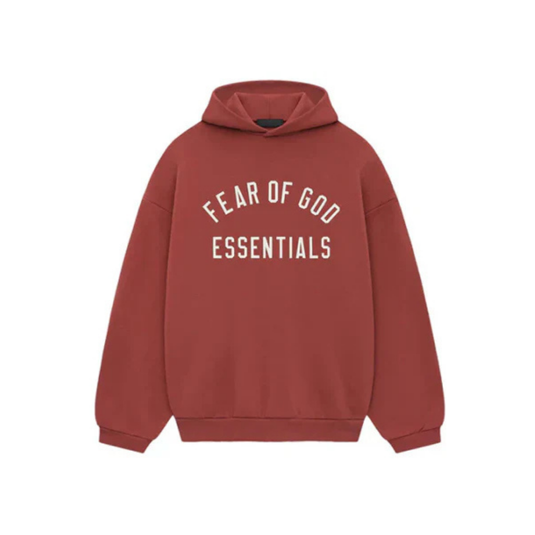 Fear of God Essentials FW24 Crimson Hoodie