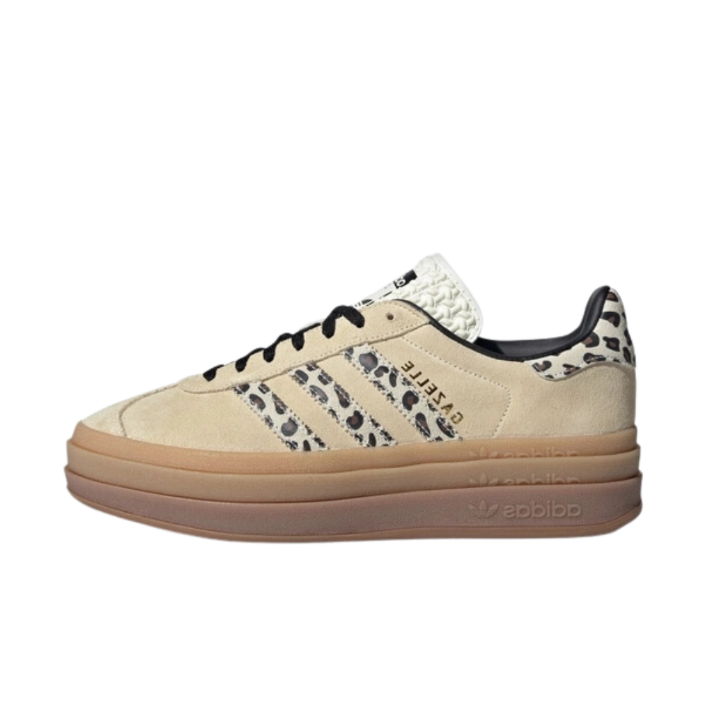 Adidas Gazelle Bold Cream Black Leopard