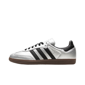 Adidas Samba OG Silver Metallic Black Gum (W)