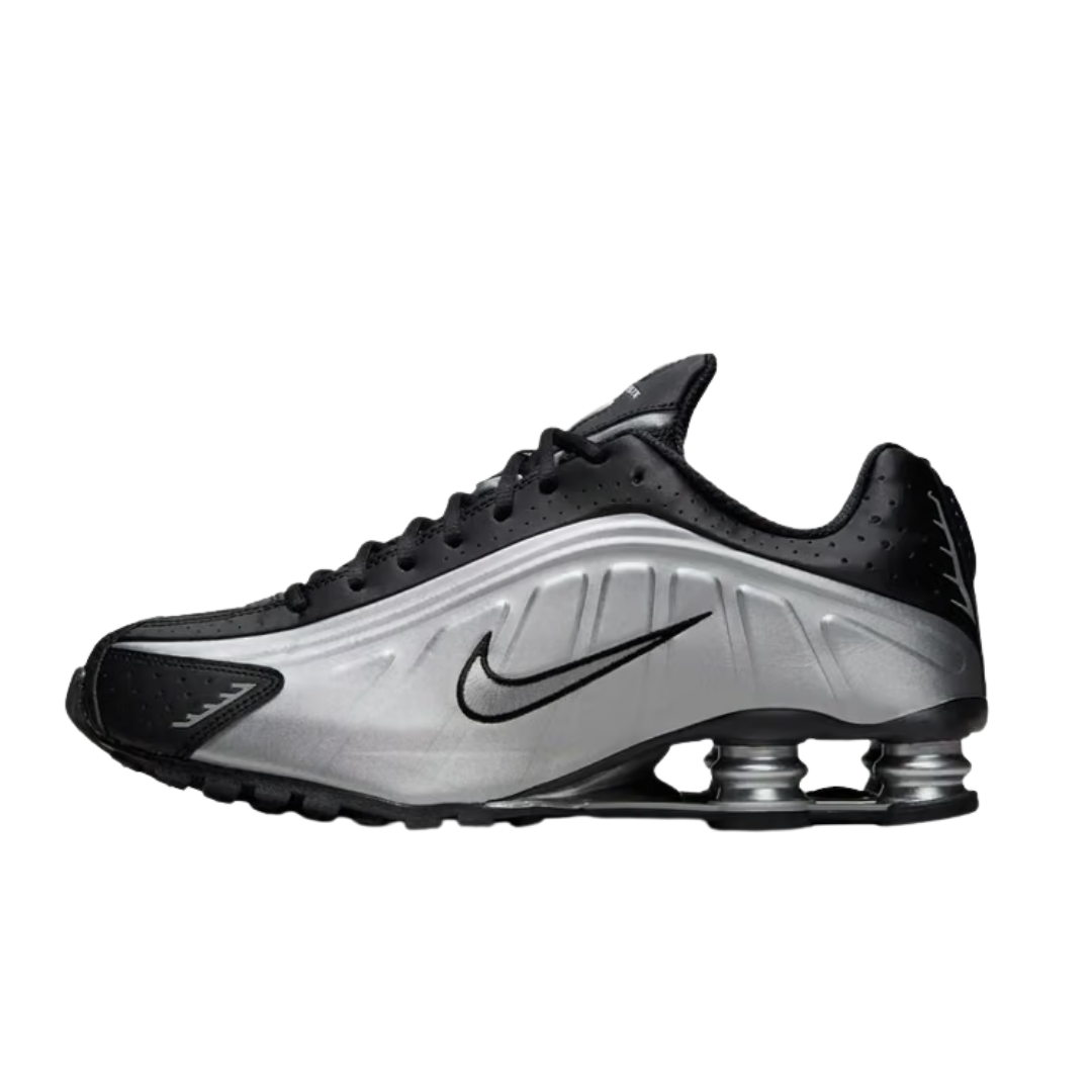 Nike Shox R4 Metallic Silver Black